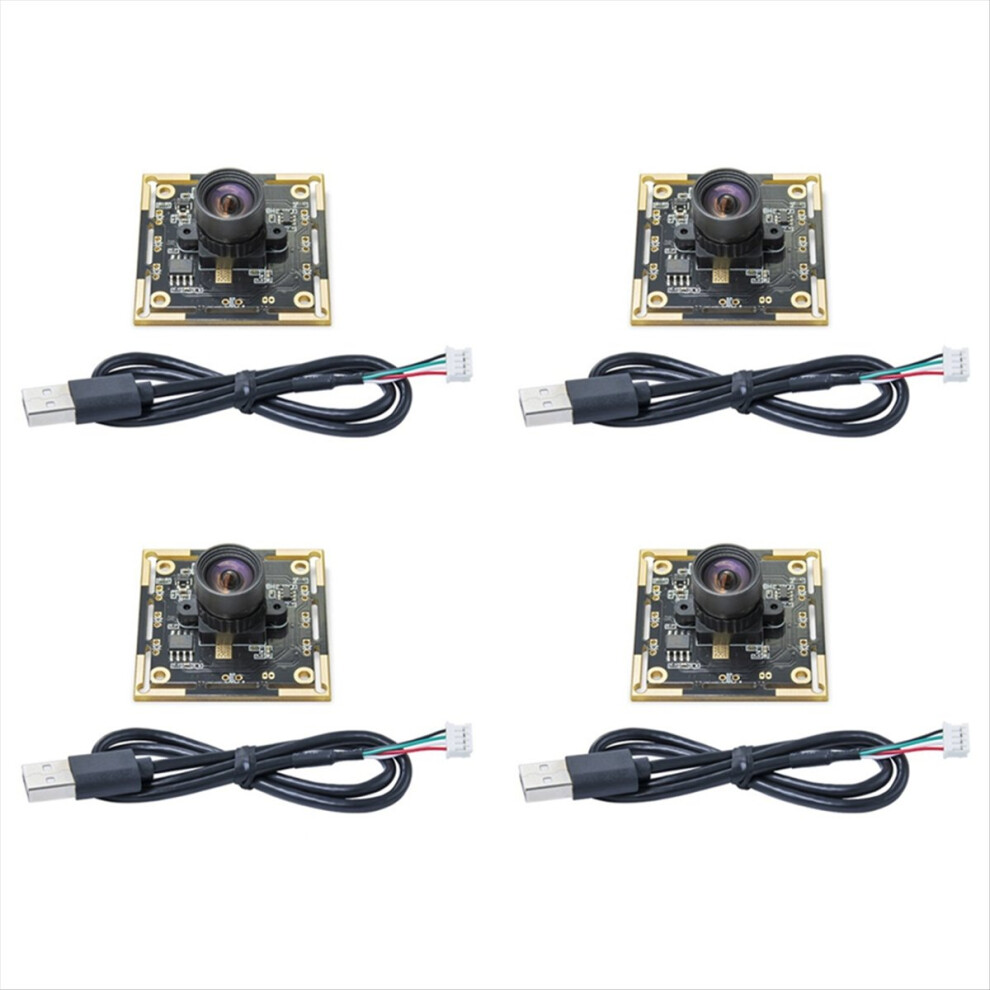 Photos - Reversing Camera Jehiatek 4PCS OV9732 Camera Module 1MP 1280x720 30fps USB Free Driver Manual Focus with 0.5 Meter Cable for WinXP/7/8/10 