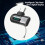 120W Type C to Adapter Elbow Digital Display USB Adapator Fast Charging Converter Silver 4