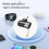 120W Type C to Adapter Elbow Digital Display USB Adapator Fast Charging Converter Silver 7