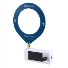 SI4732 Radio SMA Interface 0.5-108mhz Full Band AM FM LSB USB with Loop Antenna 1.9-Inch IPS Screen White