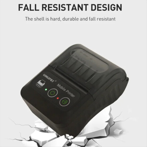 Mini Portable Bluetooth Thermal Receipt Compatible with Mutil-Ple System for POS Machine to Print Bill Printer EU Plug 2