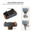 Adapter Base for Action5 Pro/4/3 Dual Interface Plate Magnetic Quick Release Quarter Dock 5
