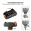 Adapter Base for Action5 Pro/4/3 Dual Interface Plate Magnetic Quick Release Folding Dock 5