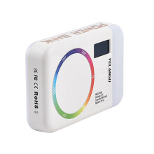 Portable Fill Light RGB Magnetic Camera Lighting Double-Sided Freely Adjust Brightness for Live Photography