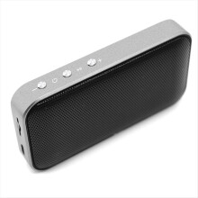 Portable Wireless Bluetooth 5.1 Subwoofer Speaker with Lanyard Hole Metal Active Sounds Black