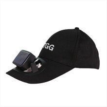 Excellent Summer Fan Hat Strong Wind Decorative Men Cap Five Soft Blade Camping Sun