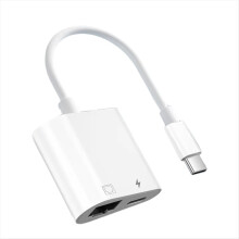 USB C to RJ45 Lan Adapter 100Mbps Network Card Hub with Type Charging for TV Box PC Laptop Phone Connect Ethernet