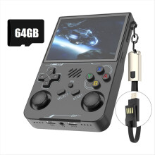 R36XX Retro Handheld Game Console 64G 14000+Games 3.5 Inch Screen Linux System Portable Pocket Video Player Kid Gift D