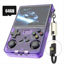 R36XX Retro Handheld Game Console 64G 14000+Games Linux System 3.5 Inch Screen Portable Pocket Video Player Kid Gift C