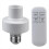 Wireless Remote Control Lamp Holder Timer Switch LED Light Bulb Socket E27 Long Distance 110V 1
