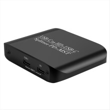 USB C to HD + Splitter 4K 60HZ Type -Compatible 2 in Out Converter for Dual Monitor MST/PD