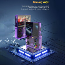 X6 Plus Retro Video Game Console 4.0Inch IPS Screen Portable Handheld Player 20000+ Games C