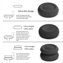 . Convex Thumb Grips Set for / S 6pcs Analog Stick Caps, Enhanced Gaming D