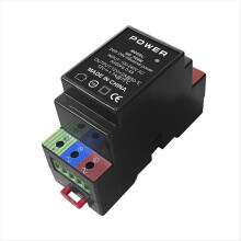 POE PLUS Industrial DIN Power Supply AC100-240V to DC 12V 24W Dual Channel AC Converter for AP/Camera