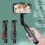 NEW Gimbal Stabilizer Selfie Stick Foldable Wireless Tripod with Bluetooth Shutter Monopod for IOS Android 7