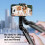 NEW Gimbal Stabilizer Selfie Stick Foldable Wireless Tripod with Bluetooth Shutter Monopod for IOS Android 4