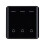 TUYA Smart ZigBee 3.0 Wireless Touch Switch Light Emitting Diode Screen EU Plug Black 1