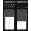 TUYA Smart ZigBee 3.0 Wireless Touch Switch Light Emitting Diode Screen EU Plug Black 5