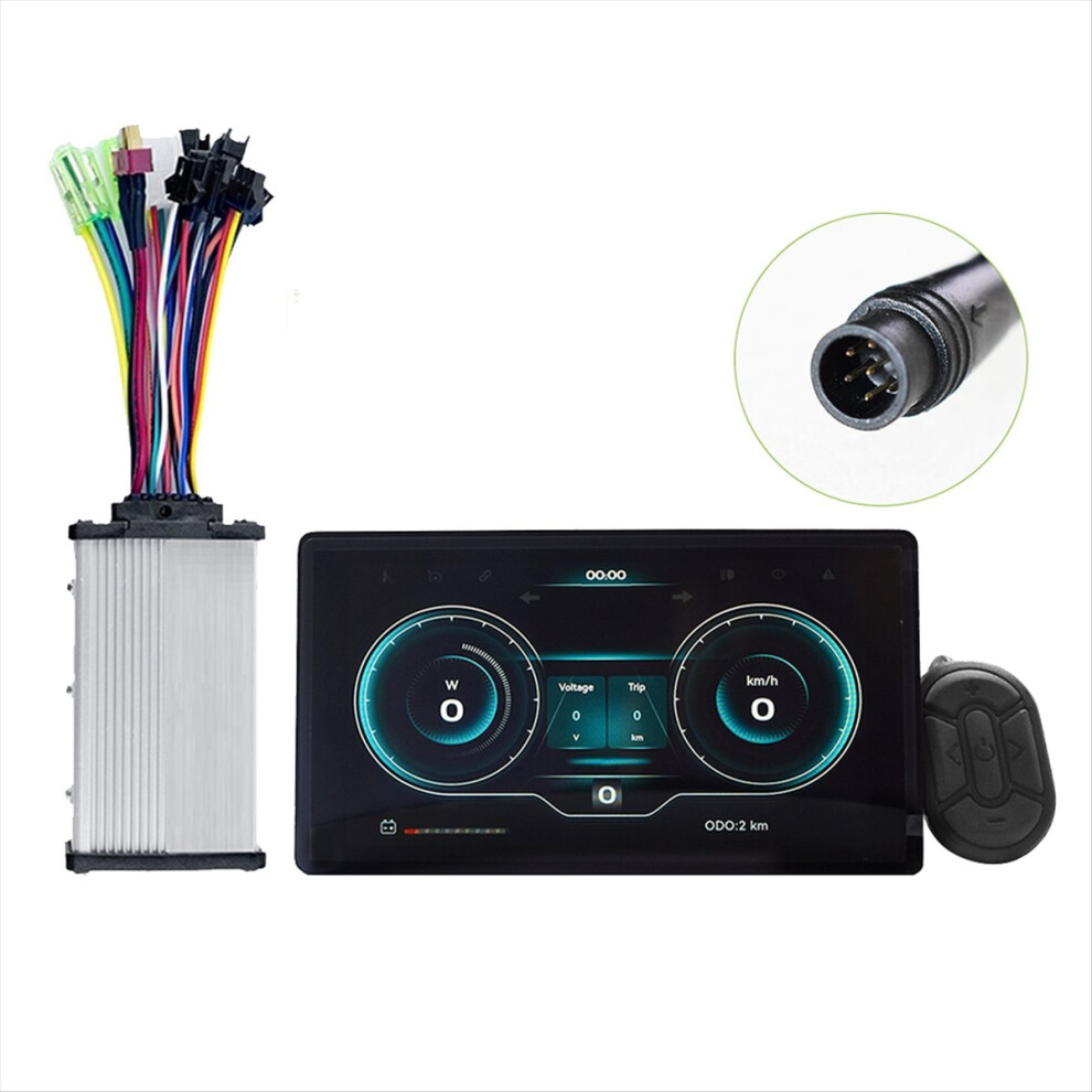 H8 Electric Bicycle Lcd Display+Controller Screen Projection Navigation Digital Stopwatch Speedometer For Ebike Meter A 4853713457960