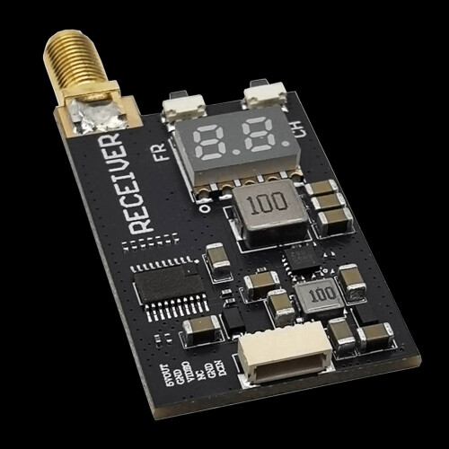 3.3G 64CH VRX FPV Wireless Image Transmission Receiver Frequency Support Range 3060-3500MHz/Automatic Channel Search 2