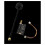 3.3G 64CH VRX FPV Wireless Image Transmission Receiver Frequency Support Range 3060-3500MHz/Automatic Channel Search 7