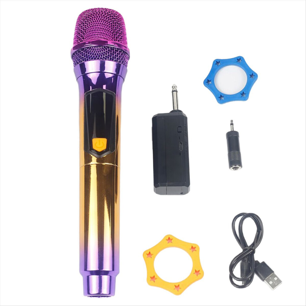2.4G Dynamic Handheld Wireless Microphone Home Singing Stage Performance Audio Sound Card Karaoke Universal 4853713463138