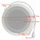 10W Network IP Public Address System Audio ABS Ceiling Speaker POE or DC12V 6