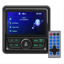 Marine Radio Boat Stereo Bluetooth FM AM Digital Media Audio Player Waterproof Accessories for Yacht ATV UTV