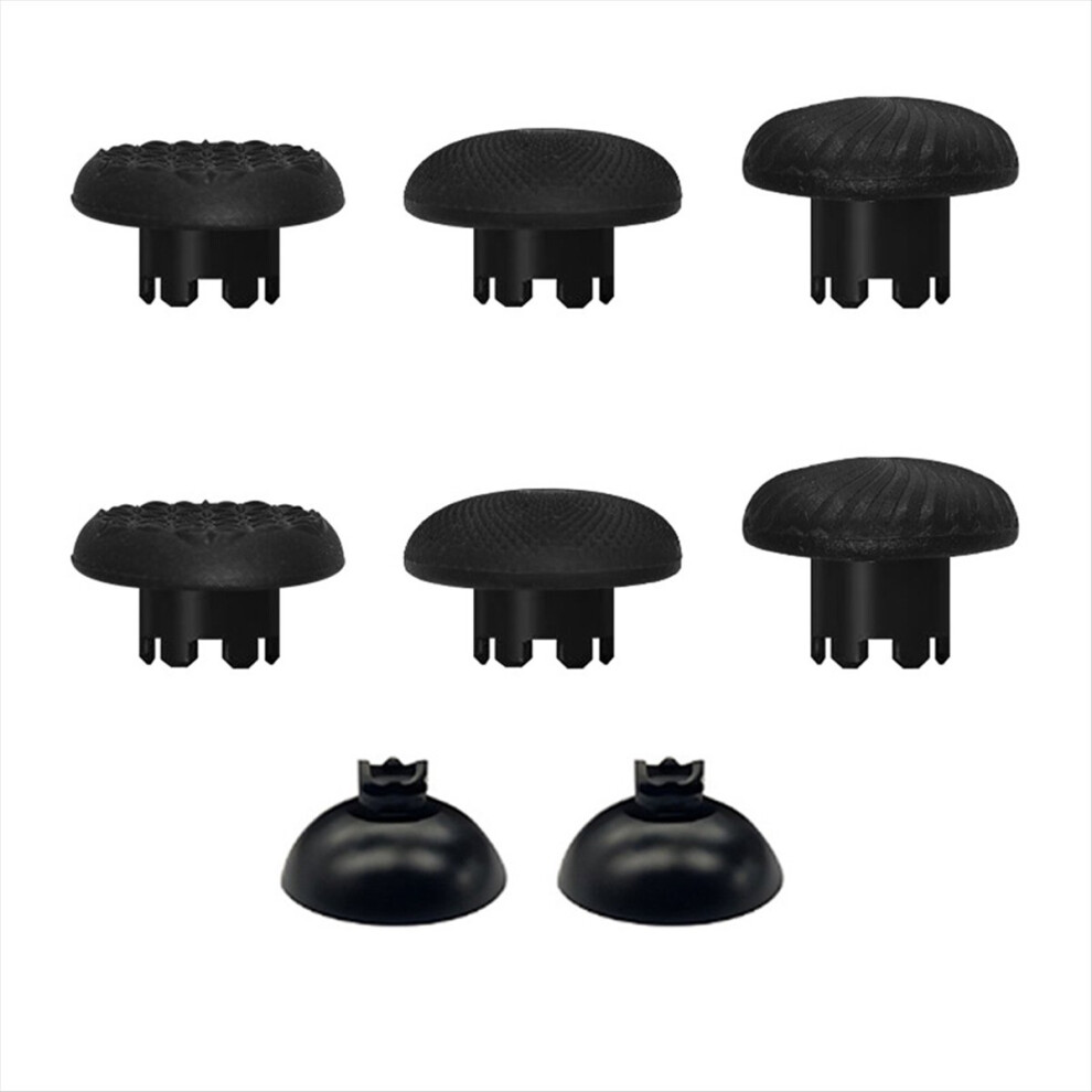 8PCS Thumbsticks Swap Thumb Sticks Joysticks Replacement for //Switch Pro/ Series Controllers Black-image-OPC-PMGCYPK-NEW
