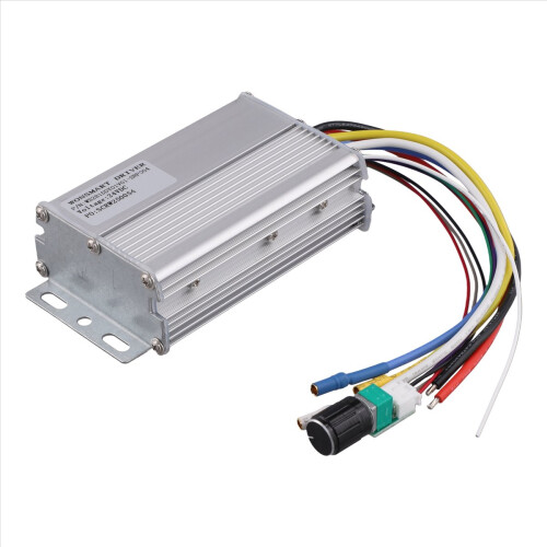 24V 15A 360W Blower Driver PWM Speed Regulating Brushless DC Motor Controller with Switch 2