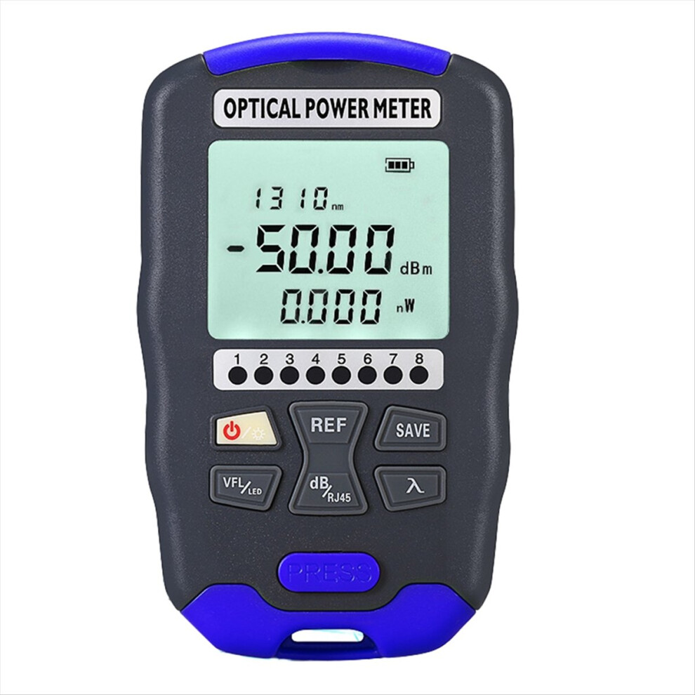 Mini Optical Power Meter Fiber Optic Cable Tester -50 To +26Dbm 10Mw Sc/Fc/ Connector -Dc50 4853713483358
