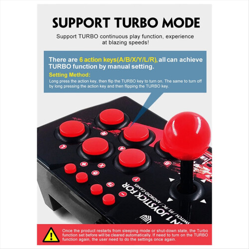 Joystick for Switch TURBO Games Console 4 in 1 Game Station Android TV PC 2
