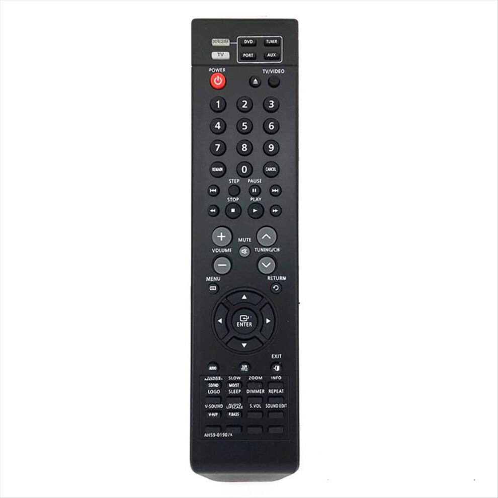Remote Control For Ah59-01907K Ah59-01907E Ah59-01907Pz Ht-Xq100 Ht-Xq100g Ht-Xq100gt Dvd Home Theater System Black/Light 4853713485154