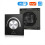 Rotary Glass Panel Constant Voltage LED Controller DC 12V 24V Smart Dimmer WIFI TUYA APP Cloud Control Black 3