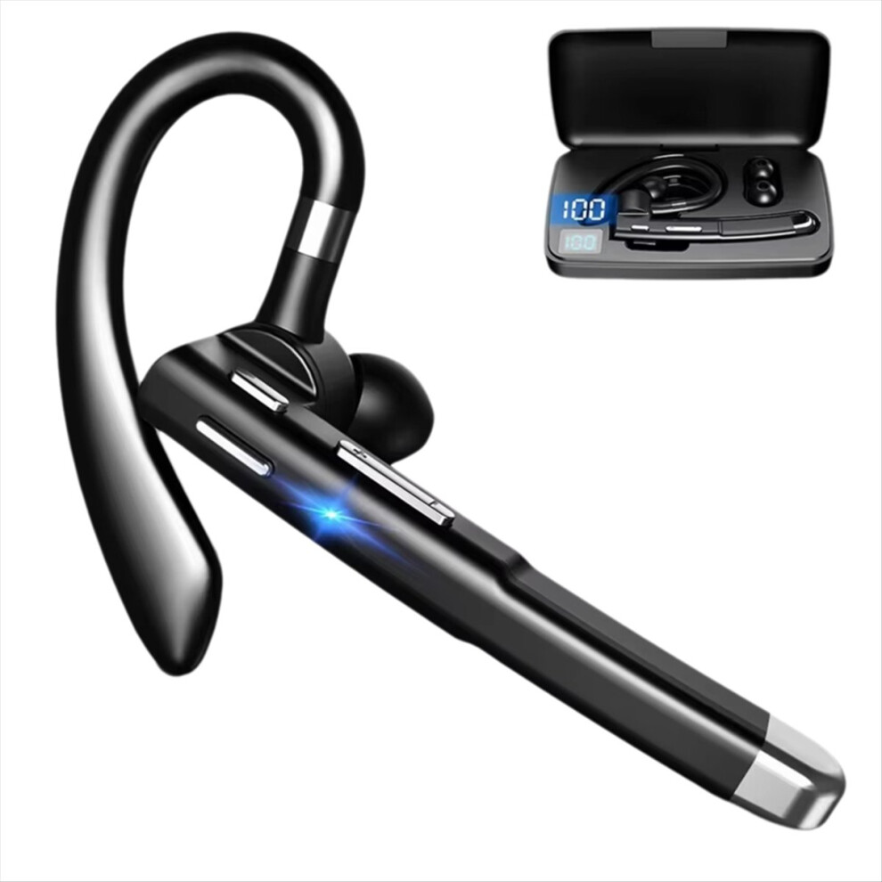 Wireless Headphones Business Bluetooth 5.3 Earphones Handfree Call Mic Noise Cancelling Headset Earbuds For Driving 4853713490998