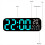 Large Digital Clock LED Clocks Temp Date Week Display 10 Brightness Adjustable Electronic with Remote Control 5