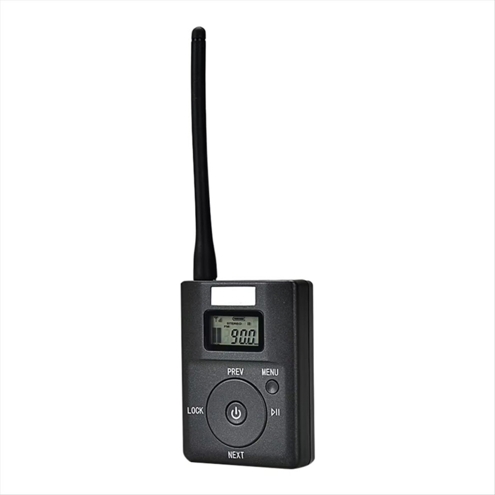 Portable Wireless Stereo Digital Fm Audio Transmitter Mini Radio Receiver With Mic 3.5Mm Aux Input For Mp3/4 Tour Guide 4851887992003