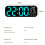 Large Digital Clock LED Clocks Temp Date Week Display 10 Brightness Adjustable Electronic with Remote Control 3