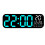 Large Digital Clock LED Clocks Temp Date Week Display 10 Brightness Adjustable Electronic with Remote Control 8
