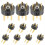 10pcs 3 Pin Gold Plated Connector for Microphone KTV Audio Conversion Adapter Speaker Accessories 1