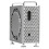 Protective Case for Mini /Pro Cooling and Drop Protection Stand Host Chassis Silver 8