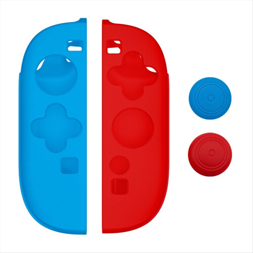 For Switch 2 JoyCon Silicone Protective Case with Thumbsticks Grips Caps Switch2 Joy-Cons Accessories