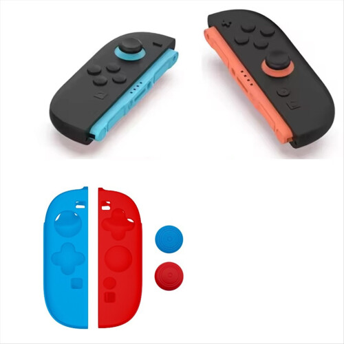 For Switch 2 JoyCon Silicone Protective Case with Thumbsticks Grips Caps Switch2 Joy-Cons Accessories 2
