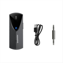 AUX Bluetooth Transmitter Receiver 3.5mm Aux Jack BT5.3 Wireless Audio Adapter for TV Car Headphone Speakers PC