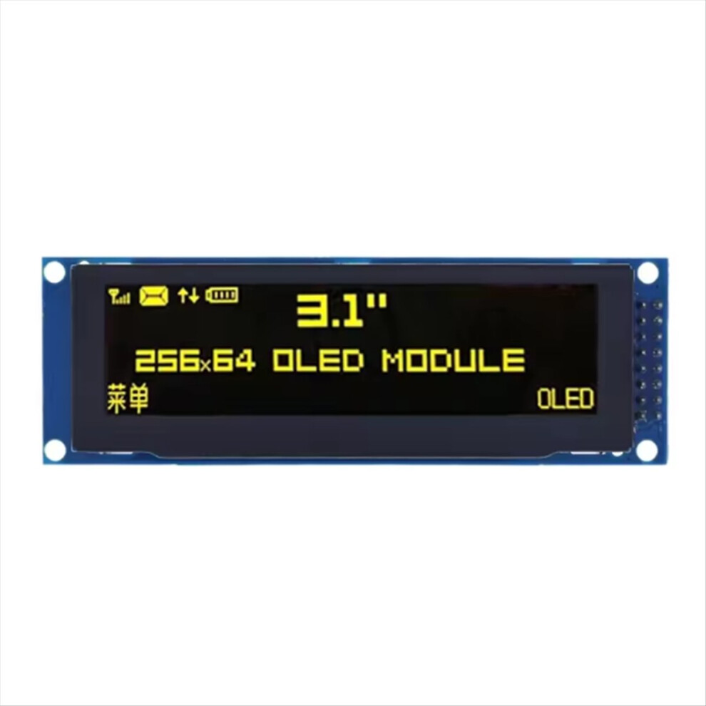 Oled Display 3.12Inch 256X64 25664 Dots Graphic Lcd Module Screen Lcm Ssd1322 Controller Support Spi 4851887908943