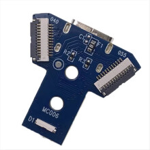5PCS DIY Type-C Charging Port Socket Circuit Board for 040 050 055 Controller Use Replacement