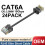 Cat6/Cat6a 24 Pack Slim RJ45 UTP Network Cord 10Gbps Cat 6 Patch Cable for Panel to Switch Flexiable 3