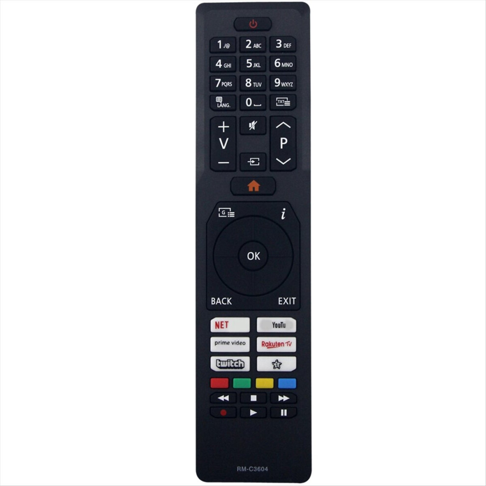 Replace Rm-C3604 Remote Control For Lcd Tv 4851887912049