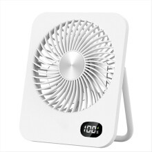 Quiet Mini USB Fan for Office Desk Dorm Wall Mount Bedside Use - Rechargeable Cooling Air Circulator Home, Kitchen
