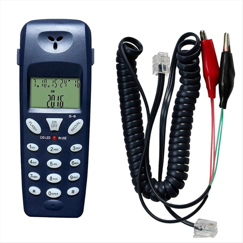 Corded Telephon Butt Test Tester Tool Network Cable Set Device Check For Telephone Line Fault 4851887909872